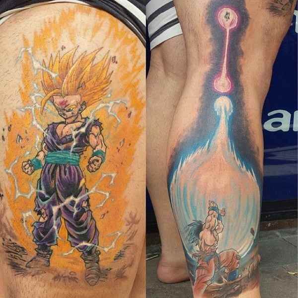 Dragon Ball Z Tattoos The Ultimate Manga Anime Tattooli Com