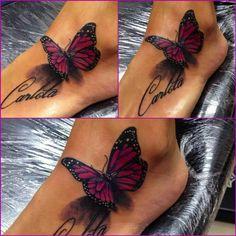 Country-based butterfly tattoos