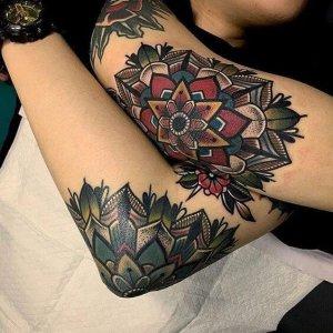 Elbows tattoo