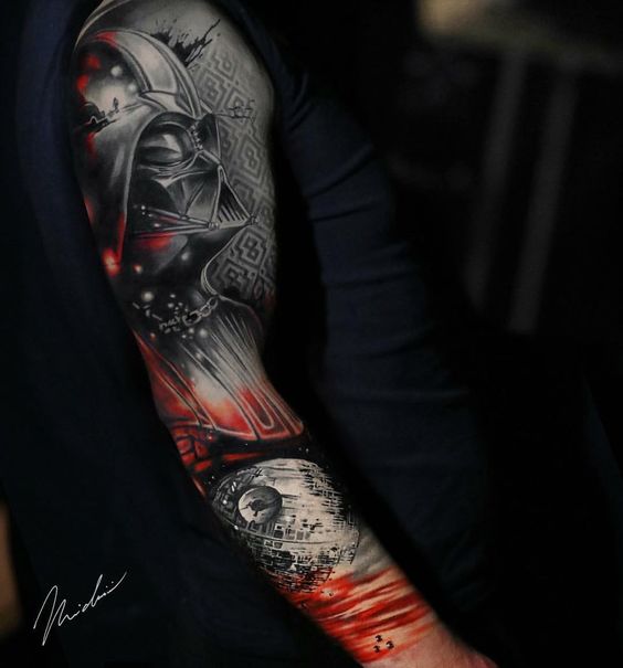 SLEEVE star wars tattoo