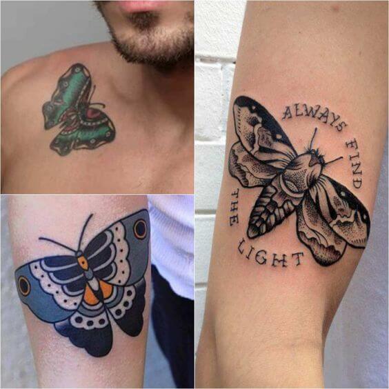 butterfly tattoo for men