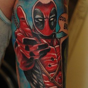 Deadpool tattoos : The Funny and Deadly Superhero - Tattooli.com