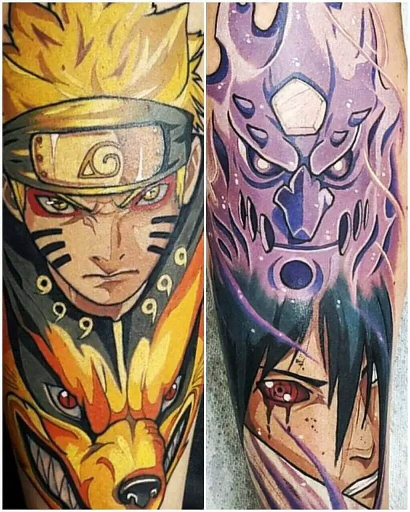 Gaara Naruto Tattoo Jinchūriki Drawing naruto white leaf vertebrate png   PNGWing