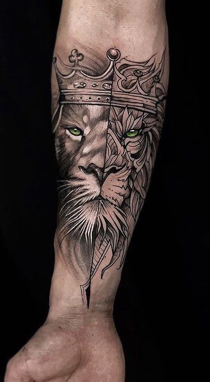 lion king tattoo for men