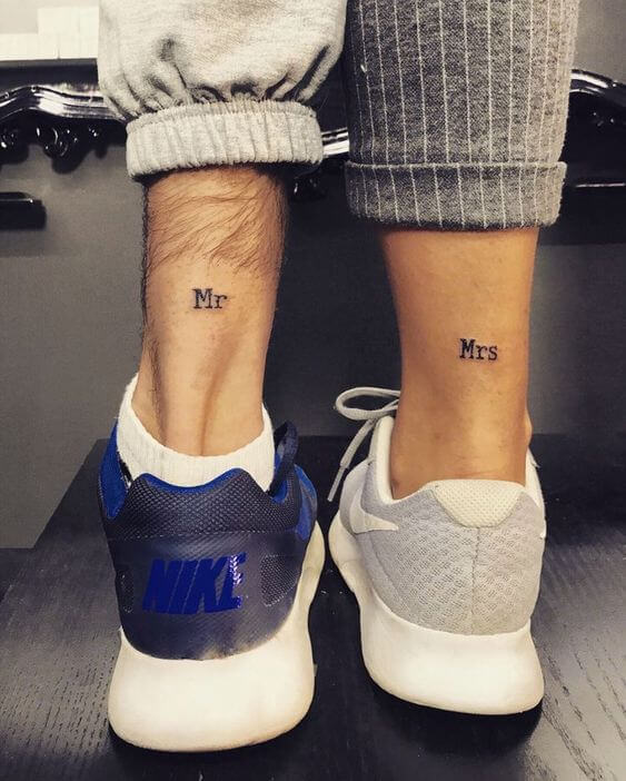 mr and mrs tattoo