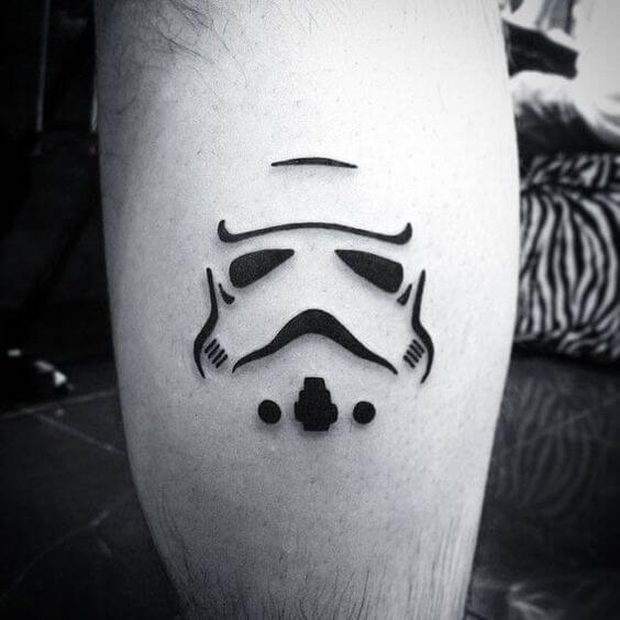 star wars tattoo design on hand