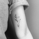 Small flower tattoo
