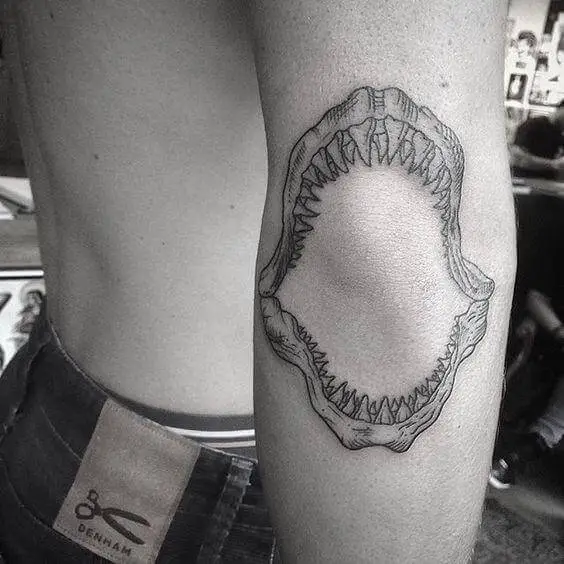 Shark Teeth tattoo