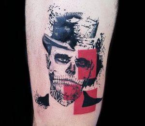Zombie boy tattoo