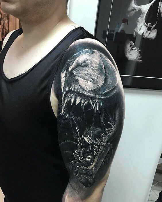 Venom tattoo 2018 by nickysticks67 on DeviantArt