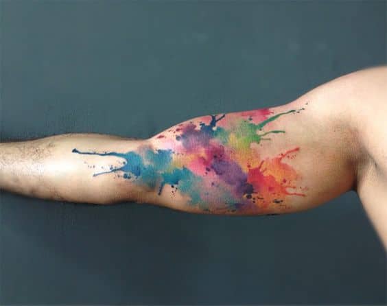 watercolor tattoo