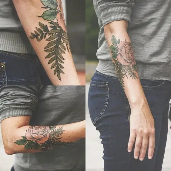 Floral tattoo