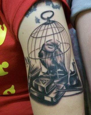 Hedwig, the Owl tattoo