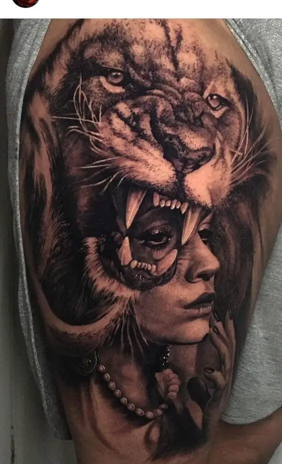 The Lion tattoo