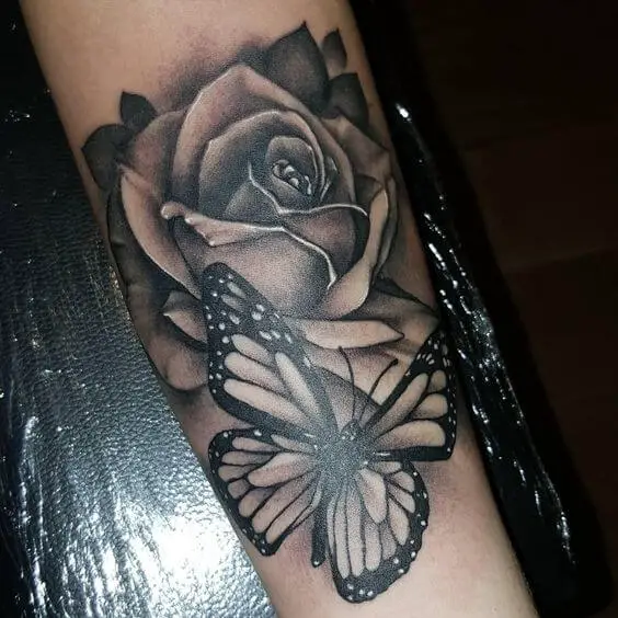 Black Rose Tattoo Meanings and Designs - Tattooli.com