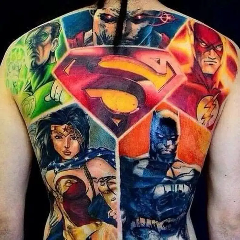 Pin on Comic Book Tattoos for Men