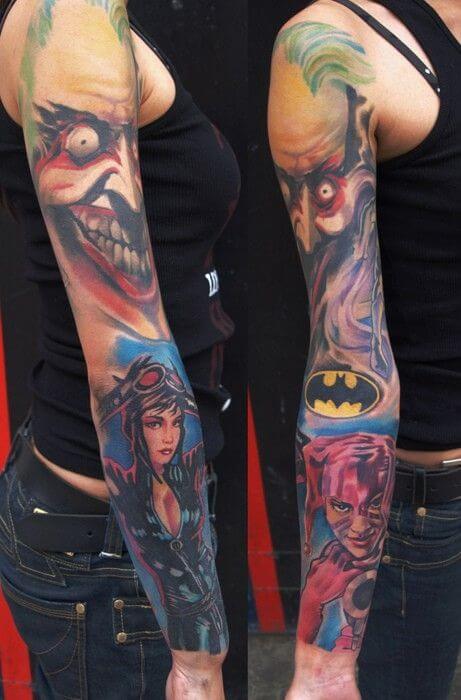 Excellent DC comics tattoos for men - Tattooli.com