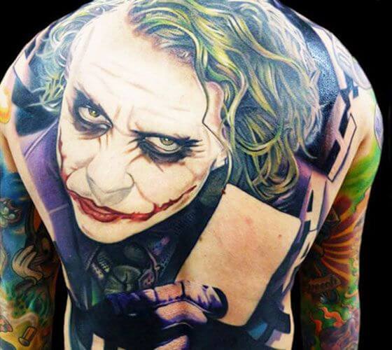 joke tattoo dc comics