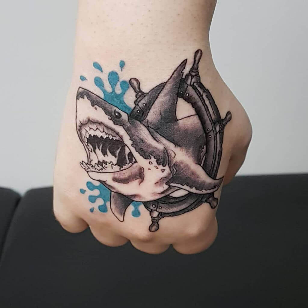Сool shark tattoo