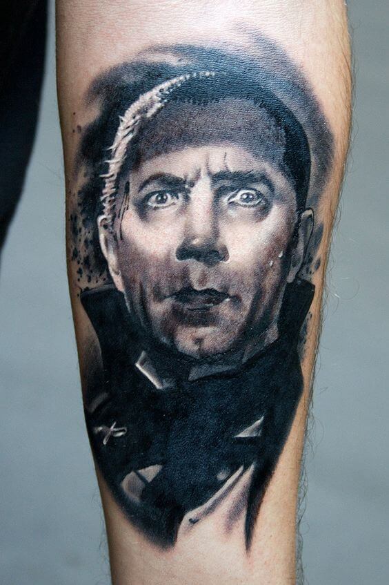 Bela Lugosi tattoo