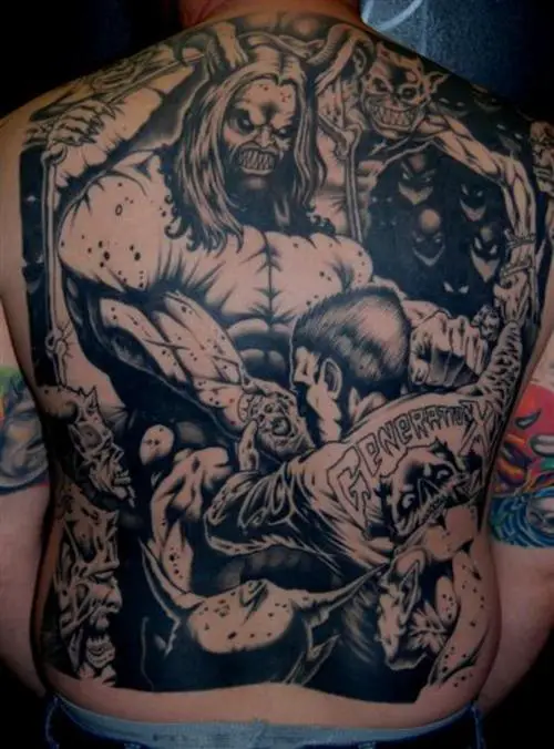 Gen-X Tattoo full back