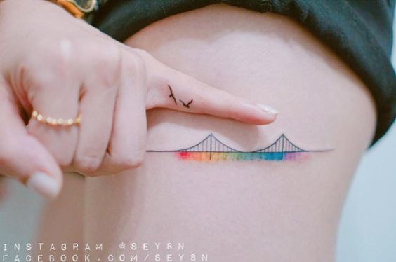 Rainbow Bridge tattoo