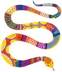 Rainbow Serpent Aboriginal tattoo