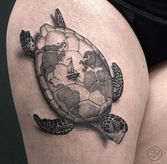 Sea Turtle tattoo