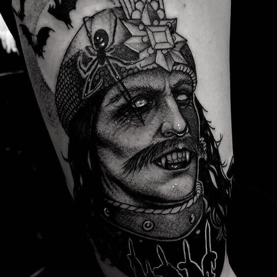 Vlad the Impaler tattoo