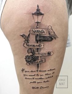 alice and wonderland tattoos