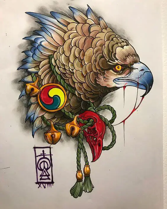traditional color tattoo