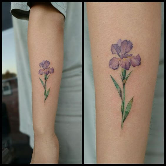 Iris tattoo