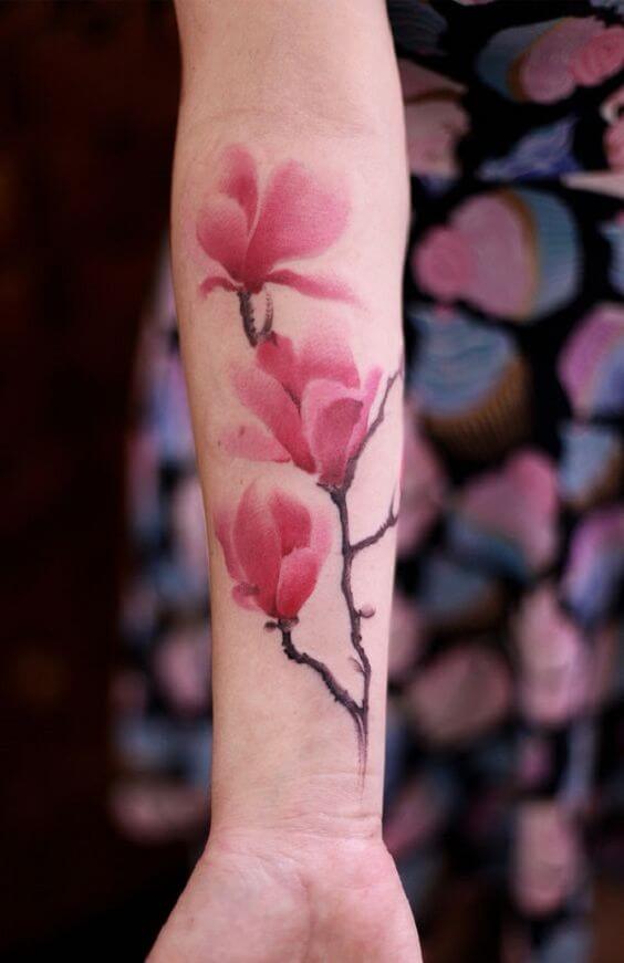 Magnolias tattoo