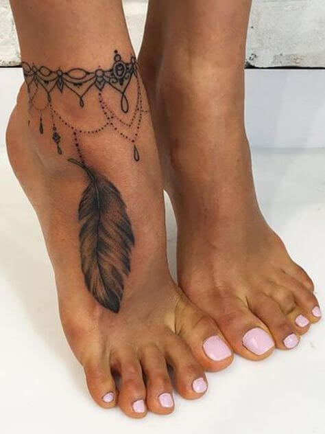 ankle wrap up tattoo