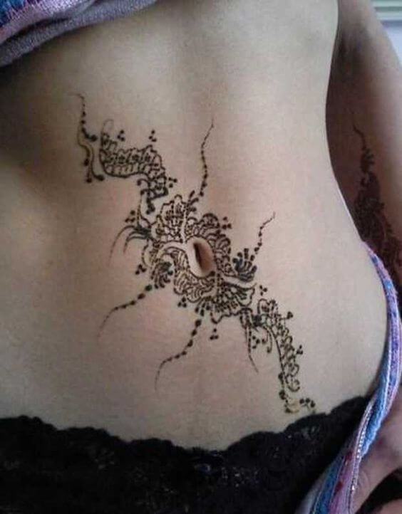 belly button tattoo