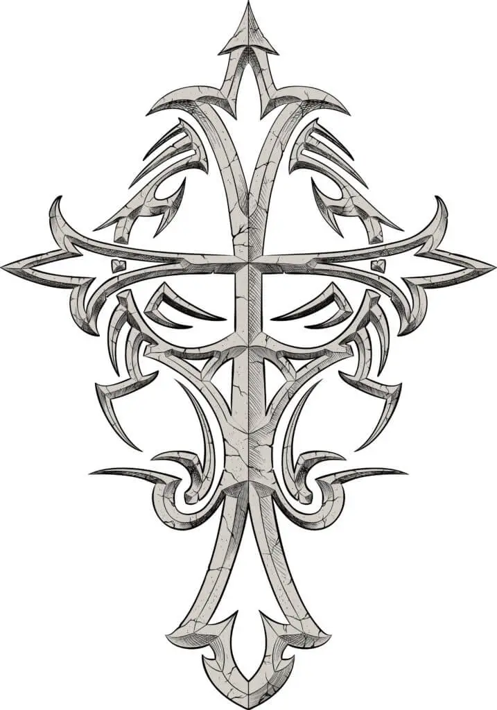 cross tattoo design