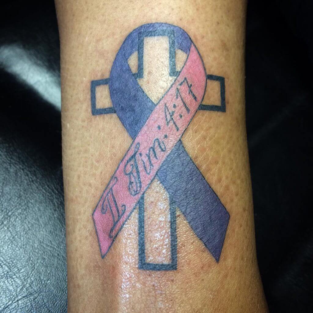 Pink ribbon temporary tattoo get it here 