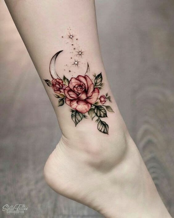 feminine ankle tattoos