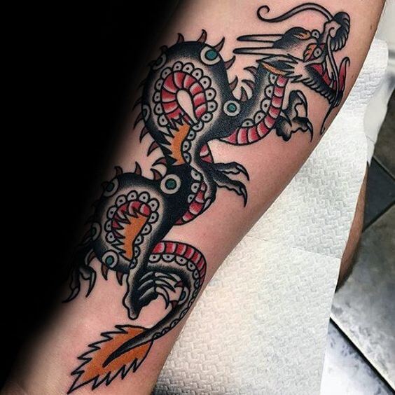 japanesse dragon tattoo