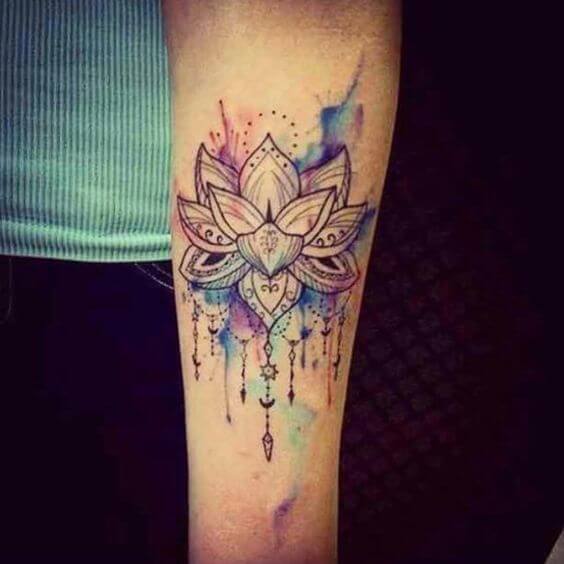 lotus flower tattoo