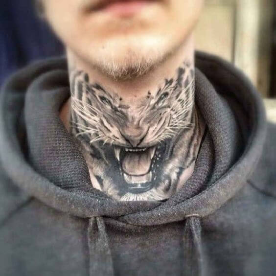 33 Stunning Bat Neck Tattoos