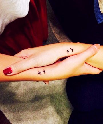 10 Fun Yet Minimal Matching Tattoo Ideas For Best Friends