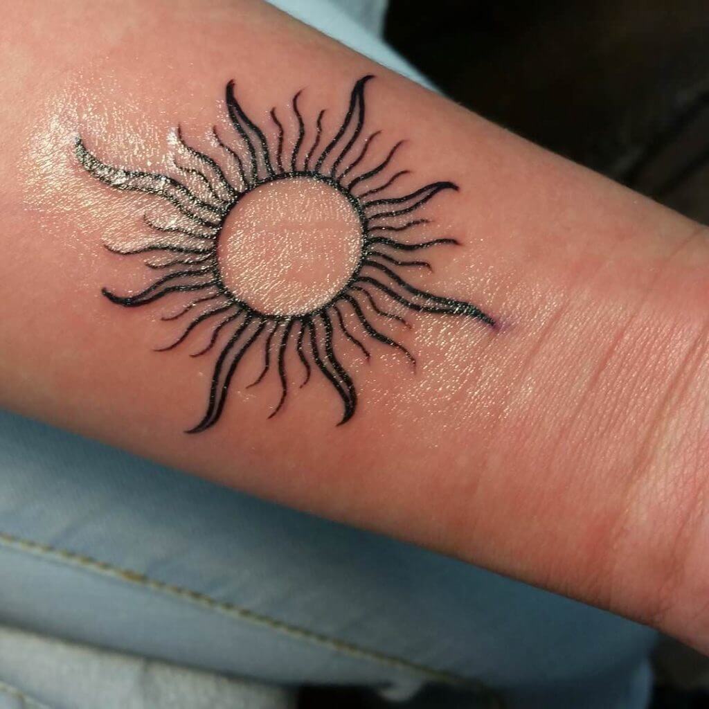 sun tattoo