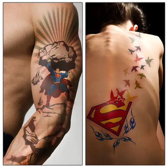 UPDATED 45 Heroic Superman Tattoos