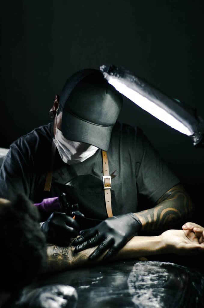 tattoo artist safety