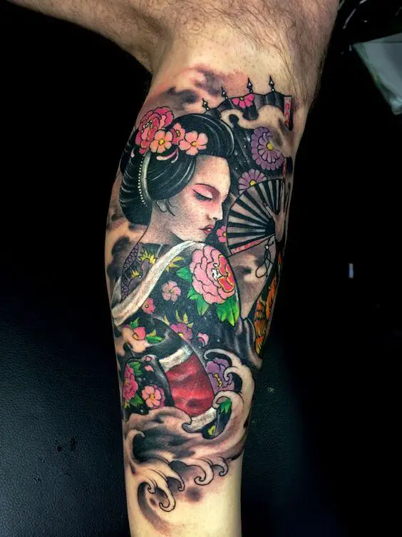 Geisha by Oleg Turyanskiy: TattooNOW