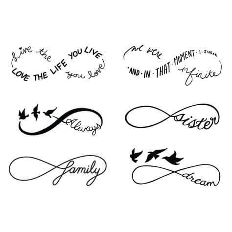 Here Are Top 10 Ideas For Embossing An Infinity Tattoo Tattooli Com