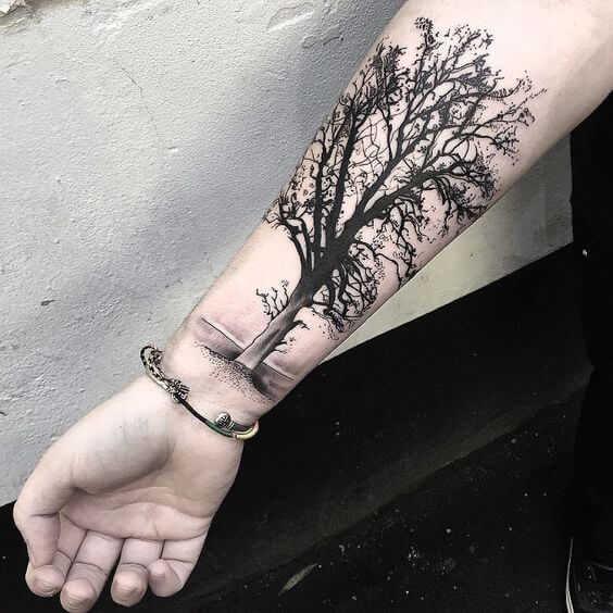 Oak Tree tattoos