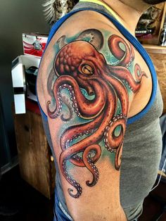 sleeve octopus tattoo