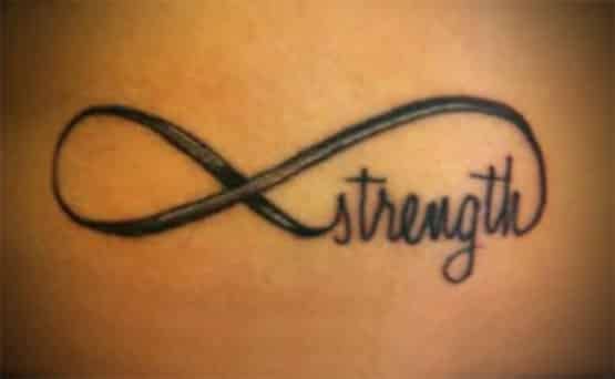 word inked infinity tattoo